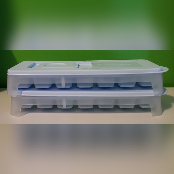 Tupperware Set of 2-Fresh N Pure Ice Cube Trays - Picture 1 of 5